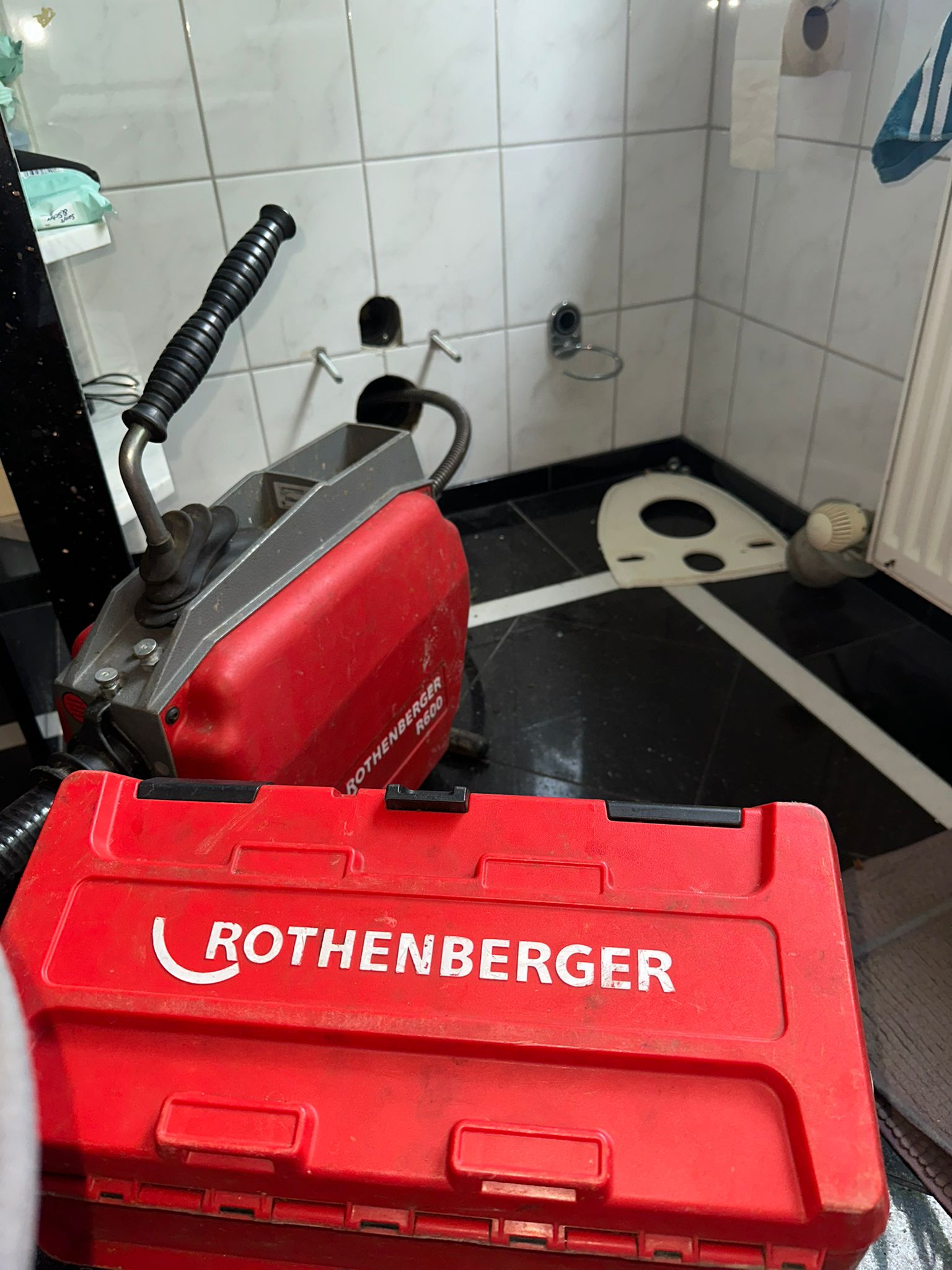 Fallrohr verstopft